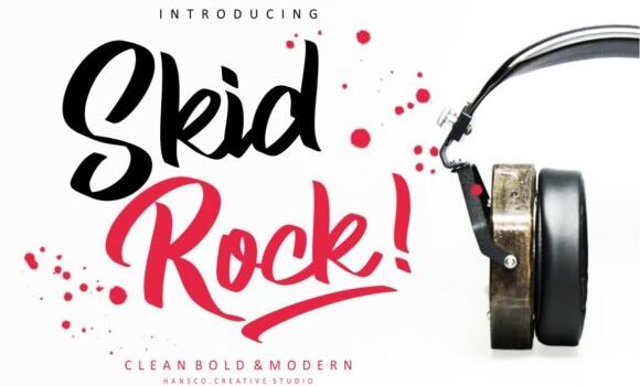 Skid Rock Font - Featured Image