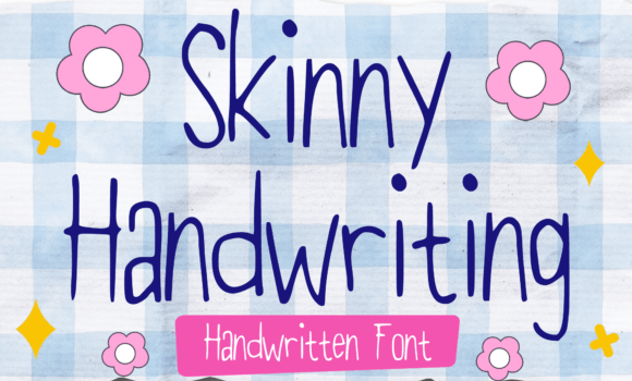 Skinny Handwriting Font - Featured Image