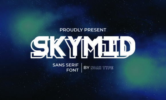 SkyMid Font - Featured Image