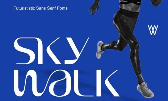 Sky Walk Font - Featured Image