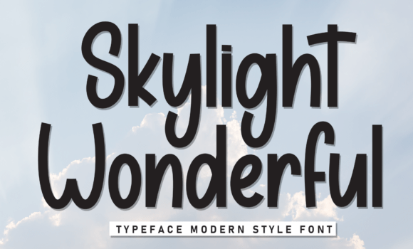 Skylight Wonderful Font - Featured Image