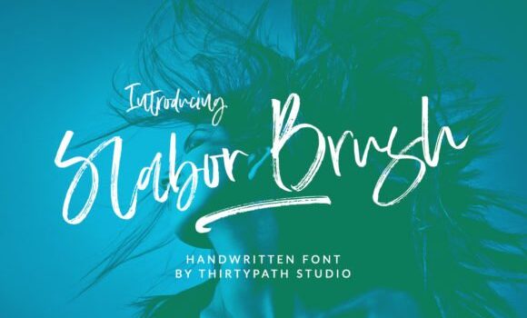 Slabor Brush Font - Featured Image