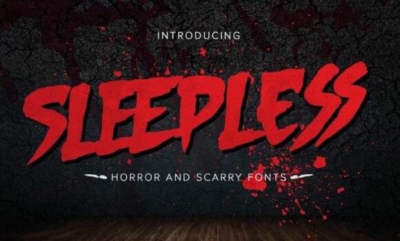 Sleepless Font Fonts Free Download Sleepless Font - Featured Image