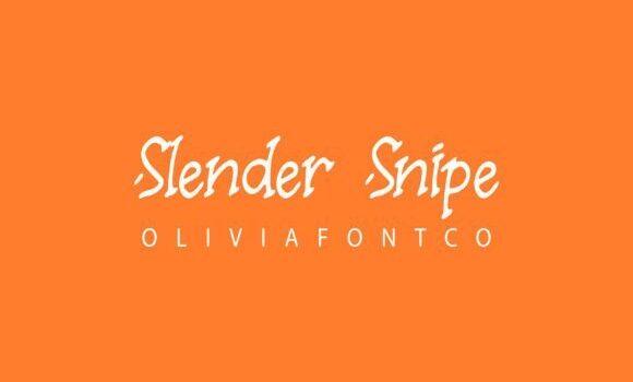 Slender Snipe Font - Featured Image