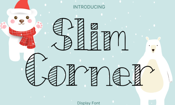 Slim Corner Font - Featured Image