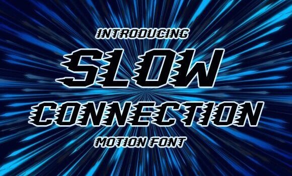 Slow Connection Font Fonts Free Download Slow Connection Font - Featured Image