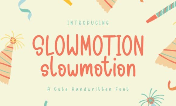 Slowmotion Font - Featured Image