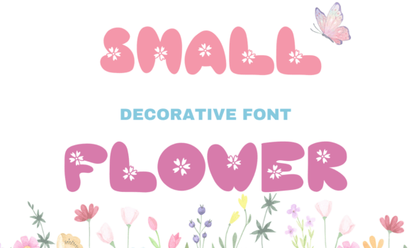 Small Flower Font - Featured Image