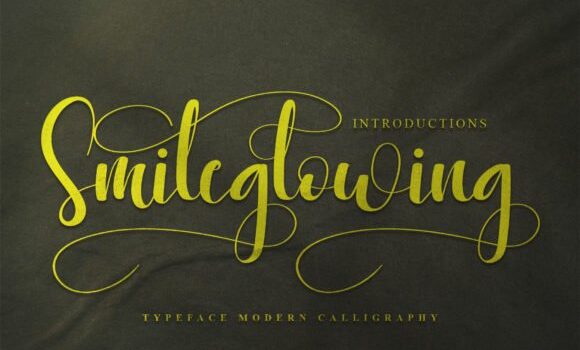 Smile Glowing Font - Featured Image