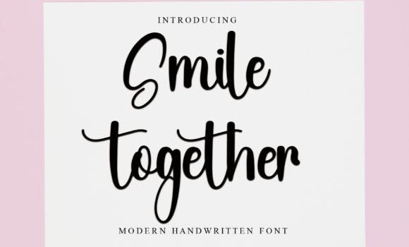 Smile Together Font - Featured Image