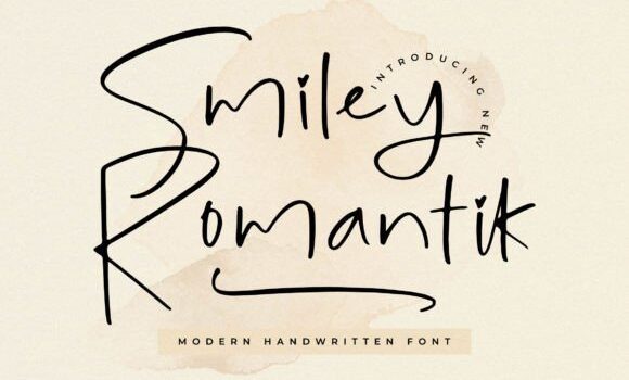 Smiley Romantik Font - Featured Image