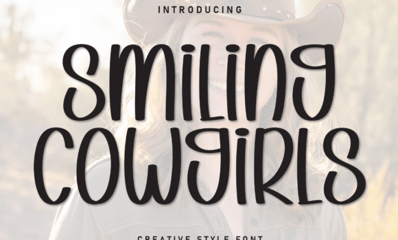 Smiling Cowgirls Font - Featured Image