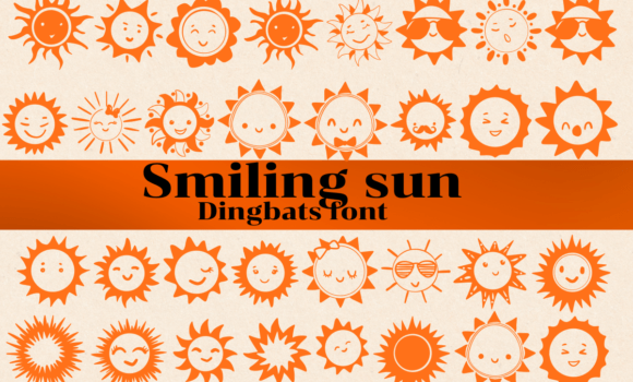 Smiling Sun Font - Featured Image