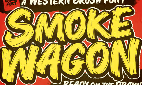 Smoke Wagon Font - Featured Image