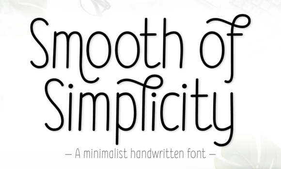 Smooth of Simplicity Font Fonts Free Download Smooth of Simplicity Font - Featured Image