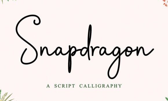 Snapdragon Font Fonts Free Download Snapdragon Font - Featured Image