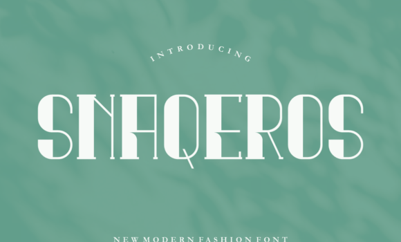 Snaqeros Font - Featured Image