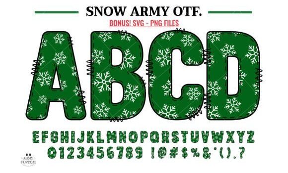 Snow Army Font Fonts Free Download Snow Army Font - Featured Image