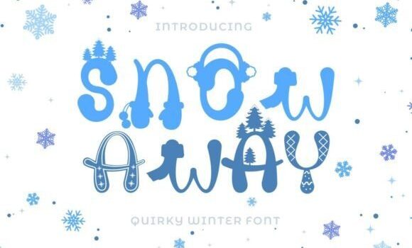 Snow Away Font Fonts Free Download Snow Away Font - Featured Image