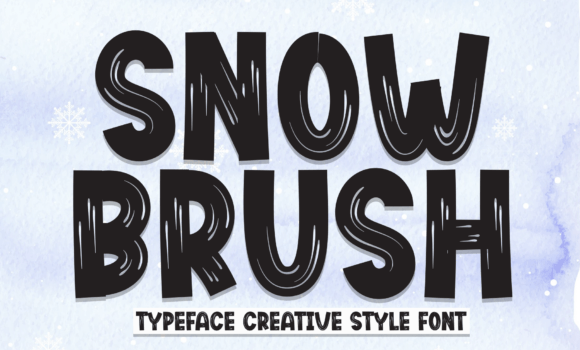 Snow Brush Font Fonts Free Download Snow Brush Font - Featured Image