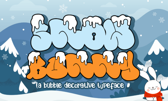 Snow Bunny Font Fonts Free Download Snow Bunny Font - Featured Image