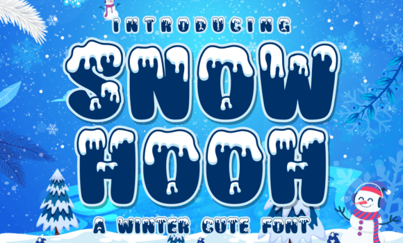 Snow Hooh Font - Featured Image