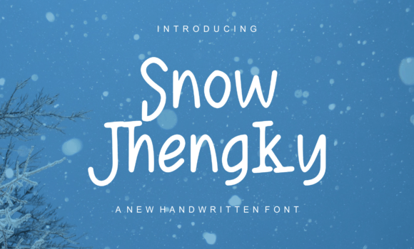 Snow Jhengky Font Fonts Free Download Snow Jhengky Font - Featured Image