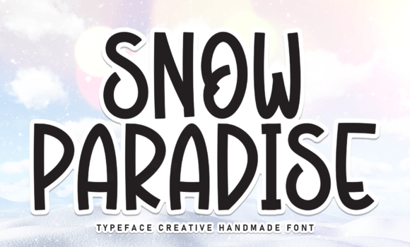 Snow Paradise Font - Featured Image