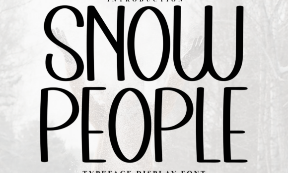 Snow People Font Fonts Free Download Snow People Font - Featured Image