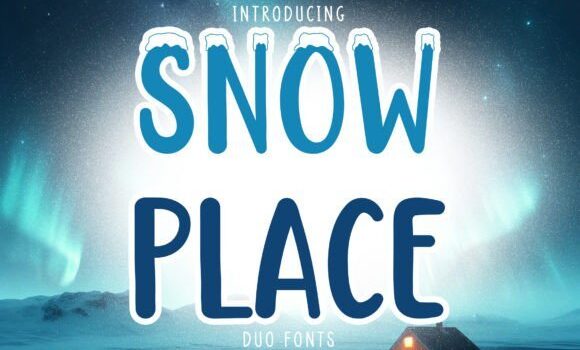 Snow Place Font Fonts Free Download Snow Place Font - Featured Image