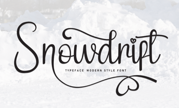 Snowdrift Font - Featured Image
