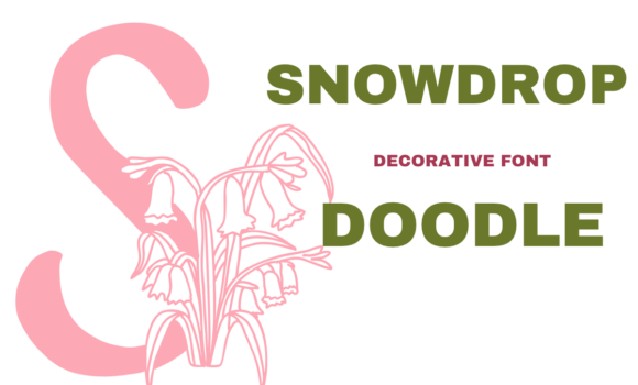 Snowdrop Doodle Font - Featured Image